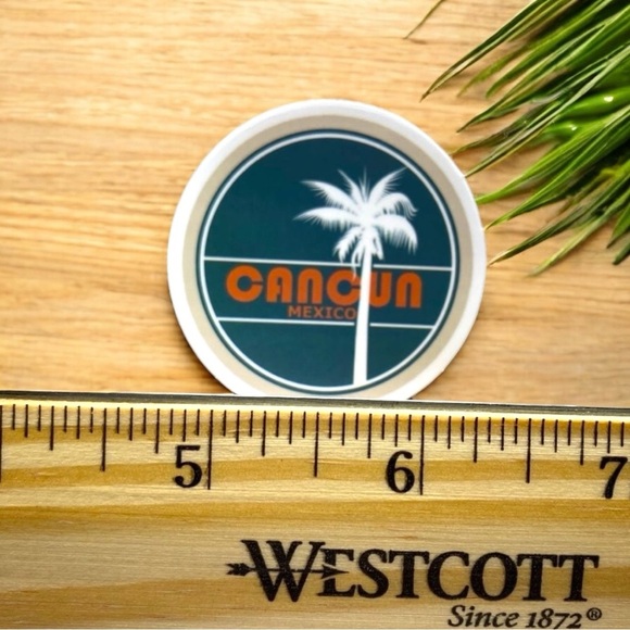 10 / $10 Cancun Mexico Palm Tree Sticker - Travel / Tropical / Bucket List - Picture 2 of 2